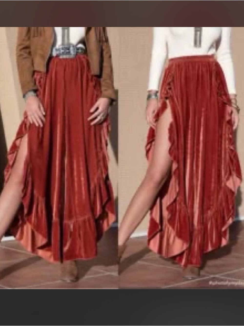 Rusty Dusty maxi festival pants. Size small beautiful color